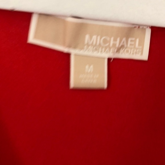 Michael Kors Red fringe tank top - Picture 2 of 3